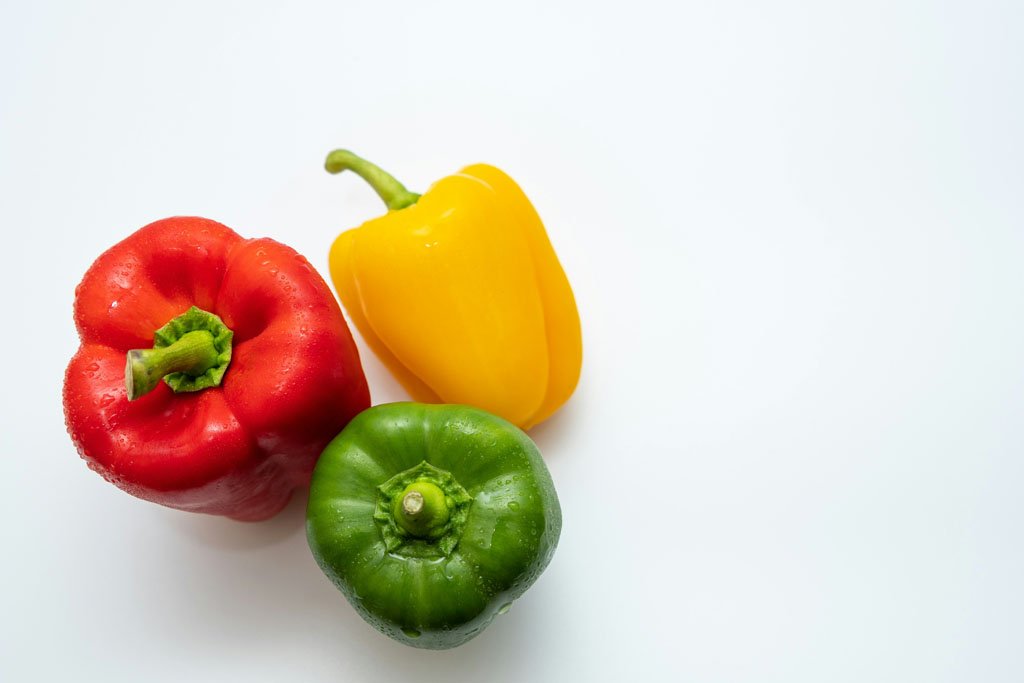 stuffed bell peppers recipe with fresh garden vegetables